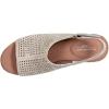 imageRockport Womens Briah Perforated Slingback SandalMetallic Khaki Leather