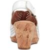 imageRockport Womens Briah Perforated Slingback SandalWhite