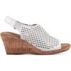 imageRockport Womens Briah Perforated Slingback SandalWhite
