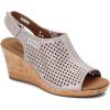 Metallic Khaki Leather