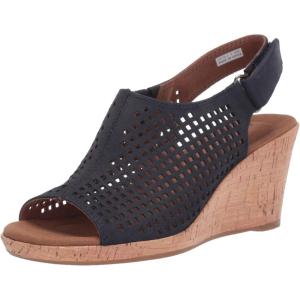 imageRockport Womens Briah Perforated Slingback SandalNavy