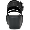 imageRockport Womens Anala Wedge SandalBlack Leather