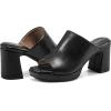 imageRockport Womens Aurielia Slide Heeled SandalBlack Leather