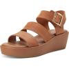 imageRockport Womens Anala Wedge SandalCognac Leather
