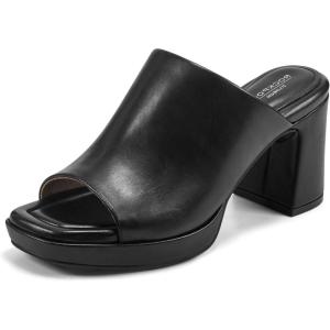 imageRockport Womens Aurielia Slide Heeled SandalBlack Leather