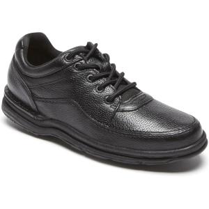 imageRockport Mens World Tour ClassicBlack Tumbled Leather