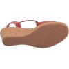imageRockport Womens Blanca T Strap Wedge SandalCayenne Red Synthetic