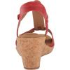 imageRockport Womens Blanca T Strap Wedge SandalCayenne Red Synthetic