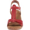 imageRockport Womens Blanca T Strap Wedge SandalCayenne Red Synthetic