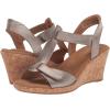 imageRockport Womens Blanca T Strap Wedge SandalTaupe Metallic Synthetic