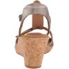 imageRockport Womens Blanca T Strap Wedge SandalTaupe Metallic Synthetic