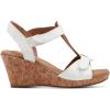 imageRockport Womens Blanca T Strap Wedge SandalWhite