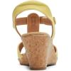 imageRockport Womens Blanca T Strap Wedge SandalYellow