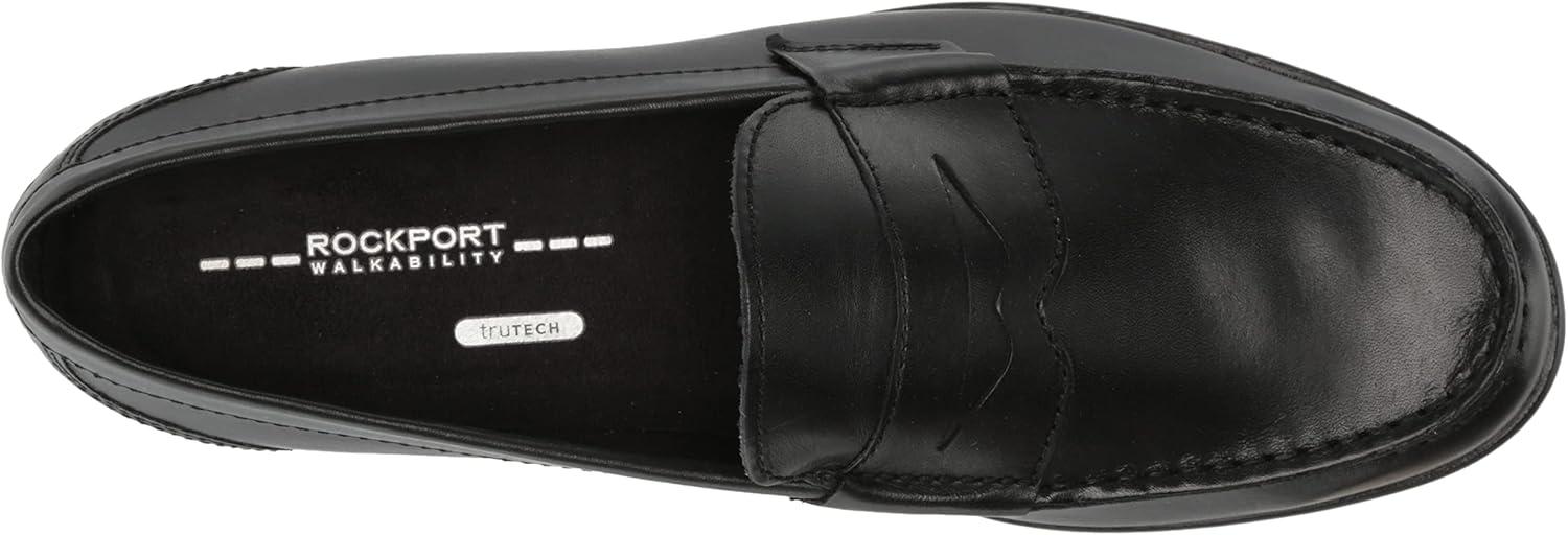 imageRockport Mens Classic Lite Penny LoafersBlack Brush Off
