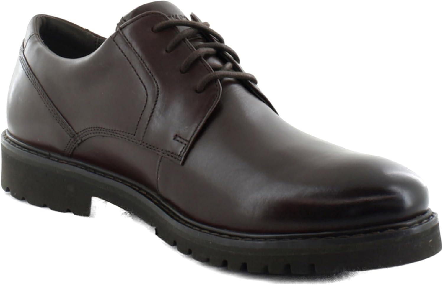 imageRockport Mens Maverick Plain Toe OxfordDark Brown