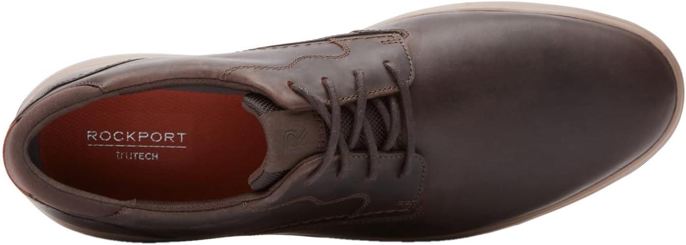 imageRockport Mens Noah Plain ToeDark Brown