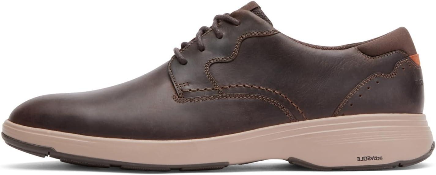 imageRockport Mens Noah Plain ToeDark Brown