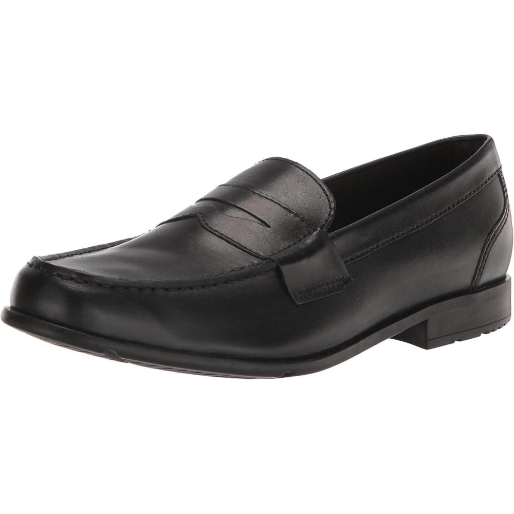 imageRockport Mens Classic Lite Penny LoafersBlack Brush Off