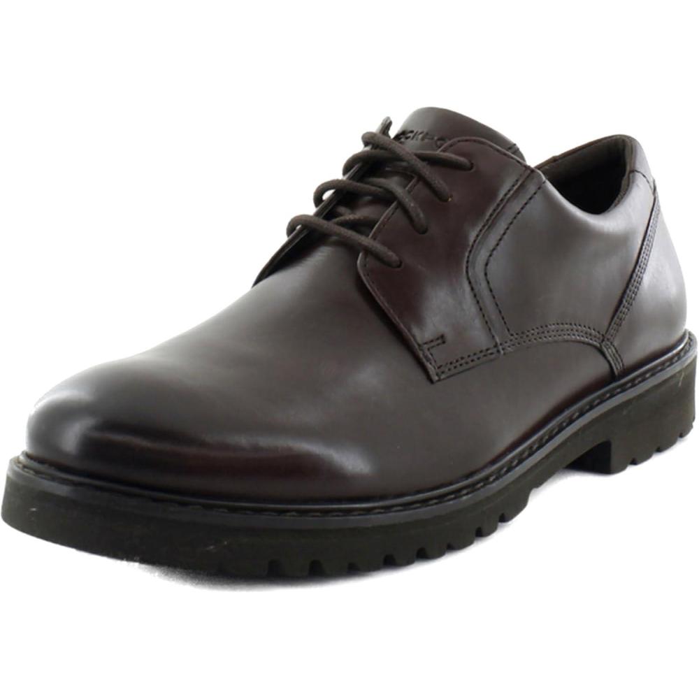 imageRockport Mens Maverick Plain Toe OxfordDark Brown
