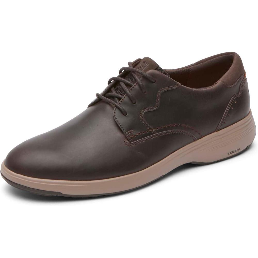 imageRockport Mens Noah Plain ToeDark Brown