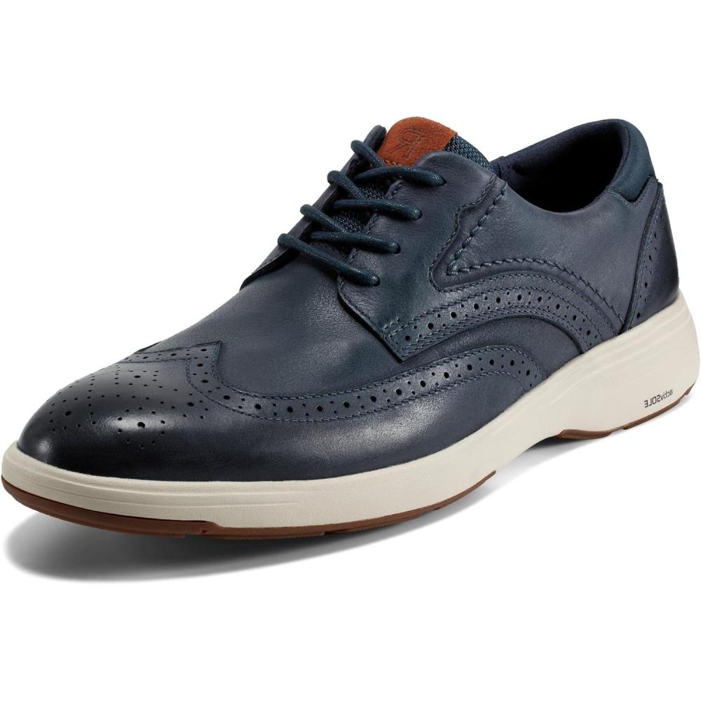 imageRockport Mens Noah WingtipDark Blue Leather