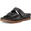 imageRockport Womens Zova Flat SandalBlack Leather