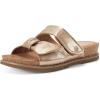 imageRockport Womens Zova Flat SandalGold Leather