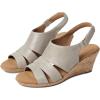 Taupe Metallic Leather