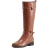 image:imageRockport Womens Harper Wide Calf BootsMedium Natural Leather