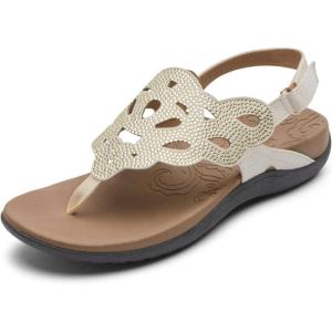 image:imageRockport Womens Ridge Slingback SandalGold Bling