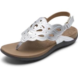 image:imageRockport Womens Ridge Slingback SandalSilver Synthetic