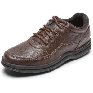 image:imageRockport Mens World Tour Classic Walking ShoeBrown Tumbled Leather