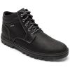 image:imageRockport mens Weather Or Not Plain Toe BootBlack LeatherSuede