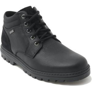 image:imageRockport mens Weather Or Not Plain Toe BootBlack Leather IISuede