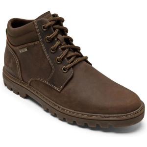 image:imageRockport mens Weather Or Not Plain Toe BootNew Tan LeatherSuede