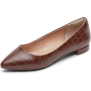 image:imageRockport Womens Total Motion Adelyn BalletBourbon Croco Synthetic