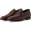 Dark Brown Embossed Leather