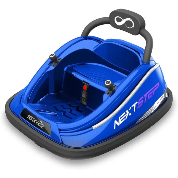 Electric Bumper Car for Kids - 12V Rechargeable Battery Powered Ride On Vehicle for Toddlers w/ 2 Driving Modes, Safety Belt, Remote Control, LED Lights, 360 Degree Spin, Dual Joystick