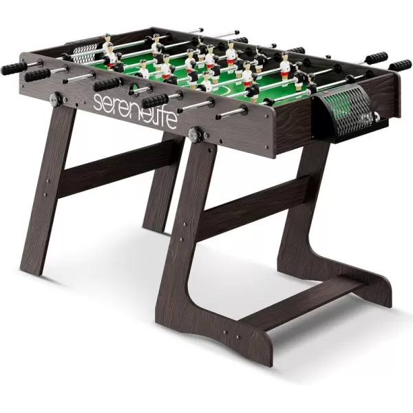 SereneLife Full Size Foosball Table, Soccer with Foose Ball Set for Home
