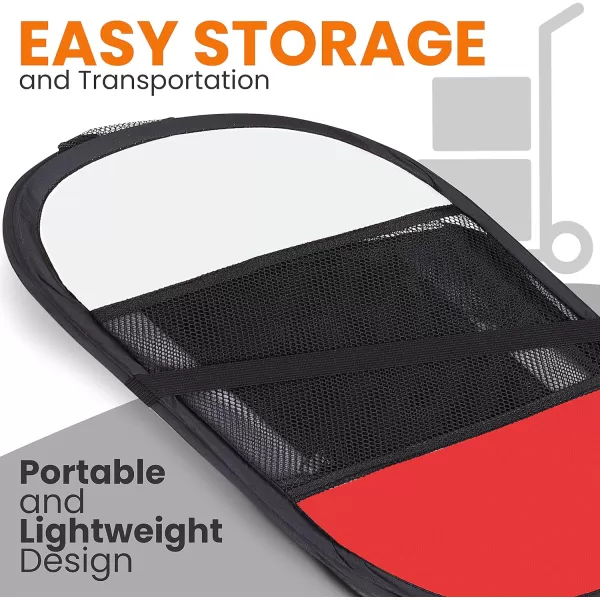 SereneLife On-The-Go Foldable Portable Pet Tent 8-Panel Playpen for Dog &amp; Cat w/Food/Water Bowl, Mesh Exercise Puppy Playground, Pet House Indoor &amp; Outdoor, Travel &amp; Camping Pet Kennel 
