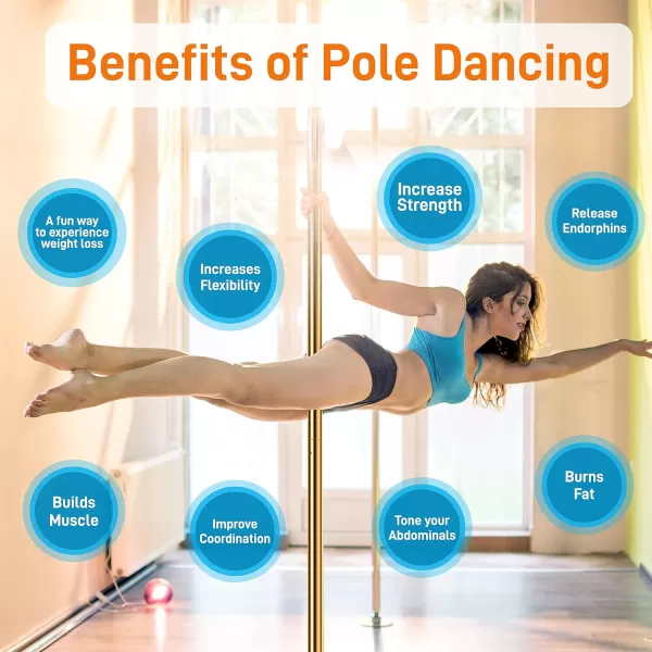 SereneLife Professional Dancing Pole Mat - Durable, Foldable, Portable Protection for Pole Fitness and Dance Routines Suitable for Dance Beginners, Exercisers, and Athletes 4 ft. x 2