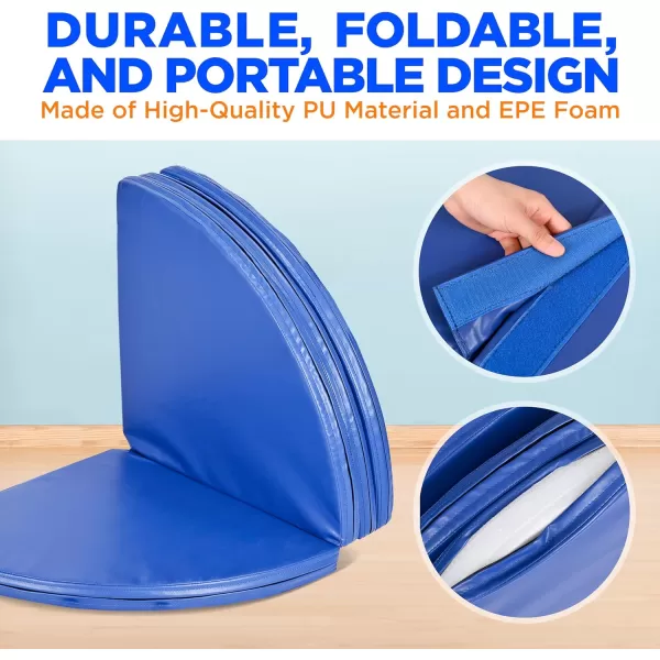 SereneLife Professional Dancing Pole Mat - Durable, Foldable, Portable Protection for Pole Fitness and Dance Routines Suitable for Dance Beginners, Exercisers, and Athletes 4 ft. x 2