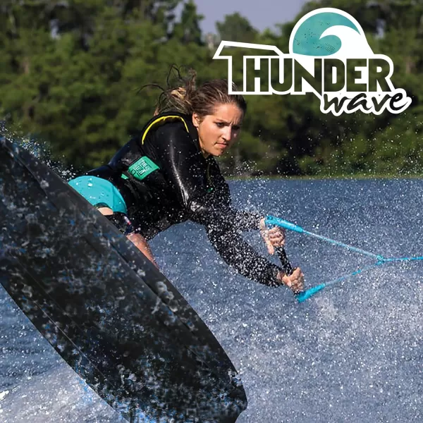 SereneLife Water Sport Kneeboard with Hook for Kids &amp; Adults, Kneeboard with Strap for Boating, Waterboarding, Kneeling Boogie Boarding, Knee Surfing