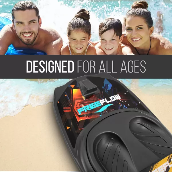 SereneLife Water Sport Kneeboard with Hook for Kids &amp; Adults, Kneeboard with Strap for Boating, Waterboarding, Kneeling Boogie Boarding, Knee Surfing