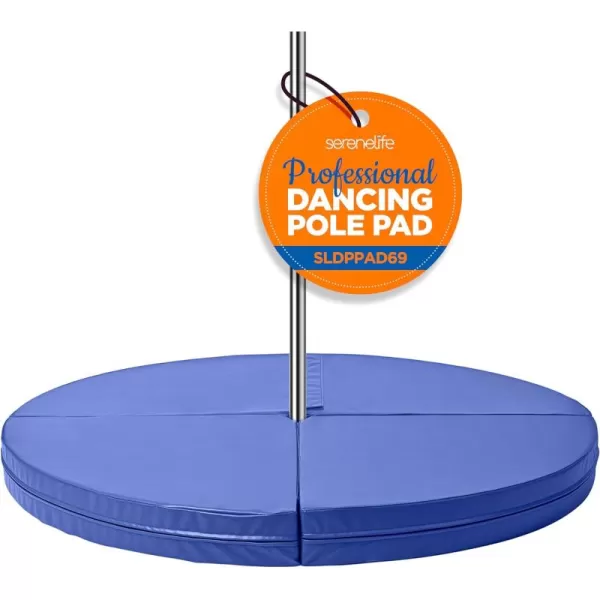 SereneLife Professional Dancing Pole Mat - Durable, Foldable, Portable Protection for Pole Fitness and Dance Routines Suitable for Dance Beginners, Exercisers, and Athletes 4 ft. x 2