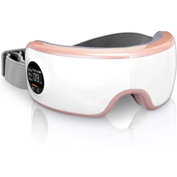SereneLife Smart Eye Massager with Heat and Compression, Vibration, Music, Wireless Heated Mask for Migraines and Stress Therapy )