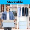 imageSereneLife Lockable Storage Box 7 Gallon Capacity Storage Trunk with Combination Lock Locking Container Bin for OrganizationLight Blue