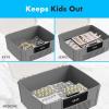 imageSereneLife Lockable Storage Container Bin 65 Gallon Capacity Heavy Duty Storage Box with Combination Lock BlueeGray