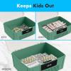 imageSereneLife Lockable Storage Container Bin 65 Gallon Capacity Heavy Duty Storage Box with Combination Lock BlueeGreen