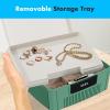 imageSereneLife Lockable Storage Container Bin 65 Gallon Capacity Heavy Duty Storage Box with Combination Lock BlueeGreen